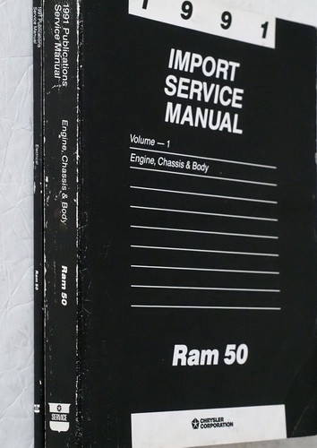 1991 Dodge Power Ram 50 Pickup Service Manual Set 