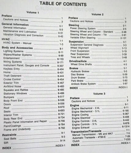 1998 Grand Am Achieva Skylark Factory Service Manual Volume 1, 2, 3