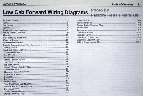 2009 Ford Low Cab Forward Wiring Diagrams