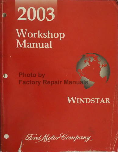 2003 Ford Windstar Workshop Manual