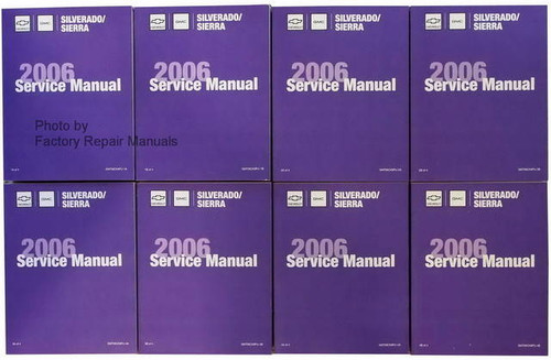 Chevrolet Silverado GMC Sierra 2006 Service manual Volume 1, 2, 3, 4