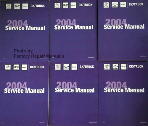 2004 Chevrolet Avalanche Suburban Tahoe GMC Yukon Denali Cadillac Escalade Service Manual Volume 1, 2 ,3