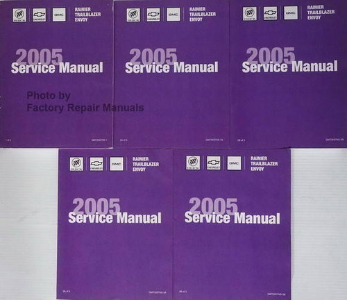  2005 Rainer Trailblazer Envoy ST Truck Service Manual Volume 1, 2 3