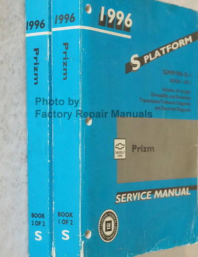 1996 Chevrolet Geo Prizm Service Manual Volume 1, 2