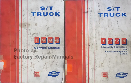 1994 GMC Chevrolet Service Manual S/T Truck Volume 1 and 2