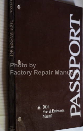2001 Honda Passport Fuel and Emissions Service Manual 