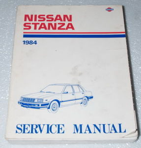 1984 Nissan Stanza Service Manual