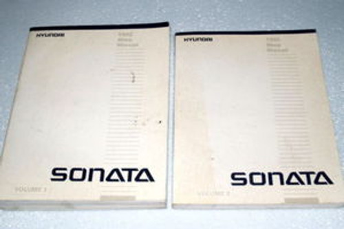 1992 Hyundai Sonata Service Manual Set