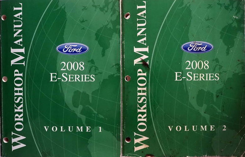  2008 Ford E-Series Workshop Manual Volume 1 and 2
