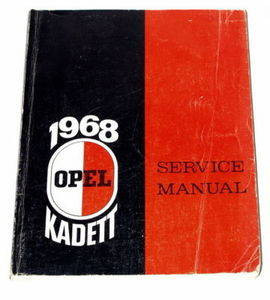 1968 Opel Kadett Factory Shop Repair Service Manual Book Original
