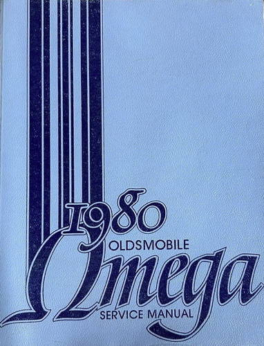 1980 Oldsmobile Omega Service Manual