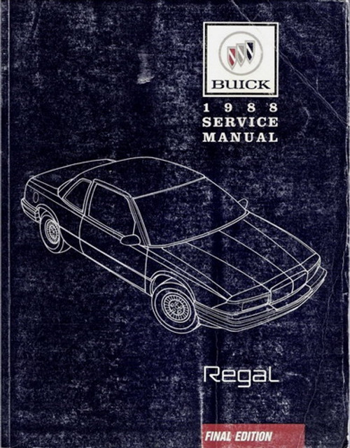 1988 Buick Regal Service Manual 1988 Buick Regal Service Manual