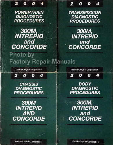 2004 Chrysler Concorde, 300M and Dodge Intrepid Diagnostic Procedures Manuals