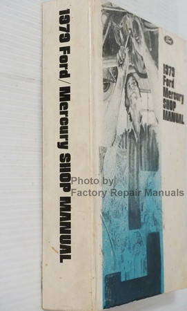 1979 Ford & Mercury Factory Shop Manual Spine View