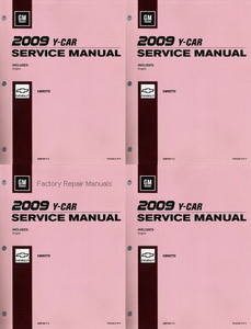2009 Chevy Corvette Service Manual Volume 1, 2, 3, 4