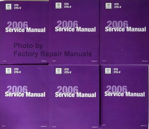 2006 Cadillac CTS / CTS-V Service Manual Volume 1, 2, 3