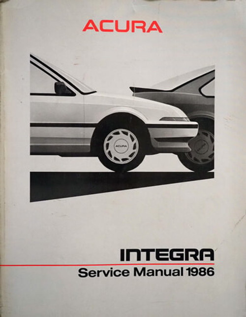 1986 Acura Integra Service Manual