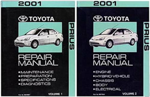 2001 Toyota Prius Factory Service Manual Set Original Shop Repair