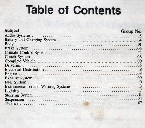 1991 Ford Probe Shop Manual