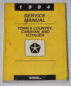 1994 Chrysler Town & Country Dodge Grand Caravan Plymouth Voyager Service Manual 
