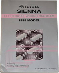  1999 Toyota Sienna Electrical Wiring Diagrams