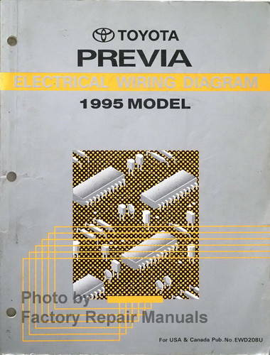 1995 Toyota Previa Electrical Wiring Diagrams