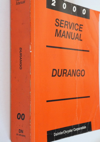 2000 Dodge Durango Service Manual