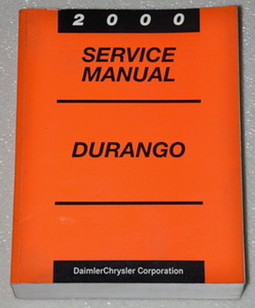 2000 Dodge Durango Factory Service Manual - Original Shop Repair