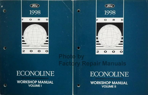 1998 Ford Econoline Workshop Manual Volume 1, 2