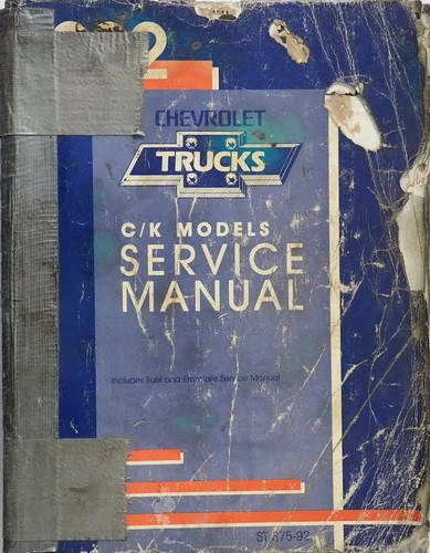 1992 Chevrolet Trucks C/K Models Service Manual