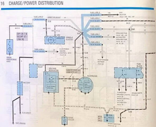 1983 Ford Escort, EXP Mercury Lynx, LN7 Electrical & Vacuum Troubleshooting Manual
