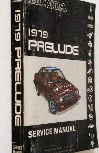 1979 Honda Prelude Service Manual