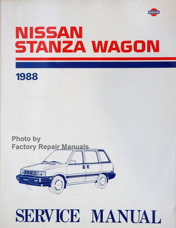 1988 Nissan Stanza Wagon Service Manual