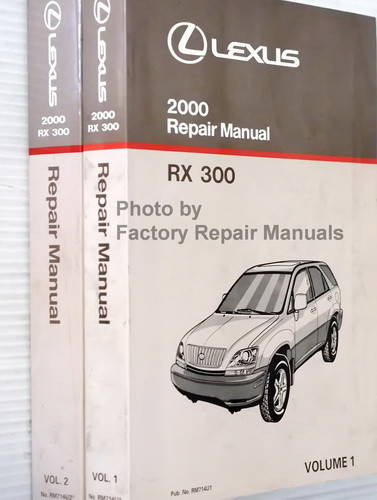 2000 Lexus RX300 Repair Manual Volume 1, 2
