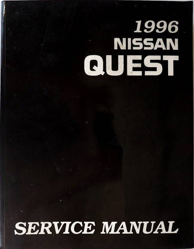 1996 Nissan Quest Service Manual
