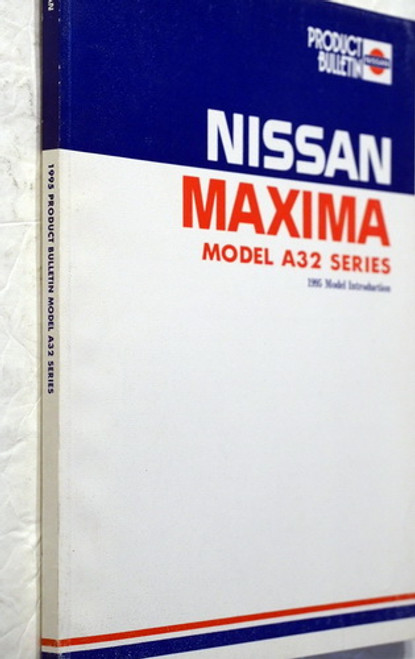 1995 Nissan Maxima A32 Series Product Model Introduction Manual