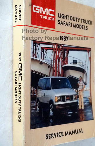 1987 GMC Safari Service Manual 