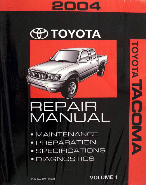 2004 Toyota Tacoma Repair Manual Books 1, 2, 3, 4