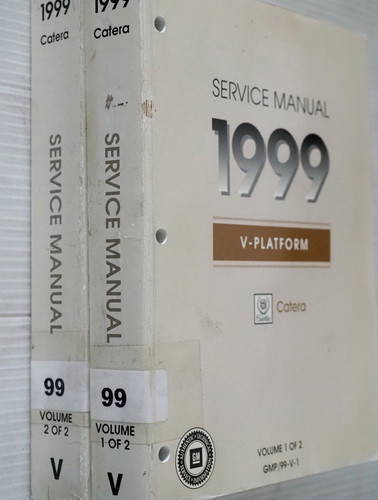 1999 Cadillac Catera Service Manual Volume 1, 2