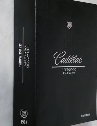 1993 Cadillac Fleetwood Rear Wheel Drive Service Manual