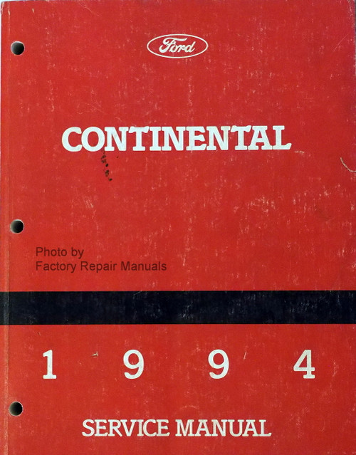 1994 Continental Service Manual