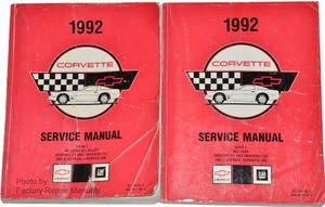 1992 Corvette Service Manual Volume 1, 2