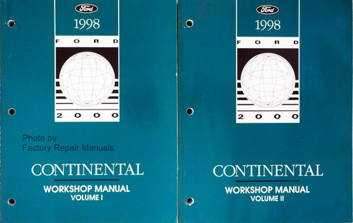 1998 Continental WorkShop Manuals