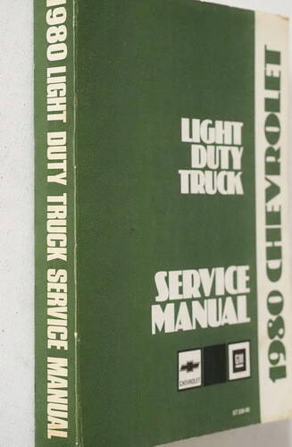 1980 Chevy Light Duty Truck Service Manual