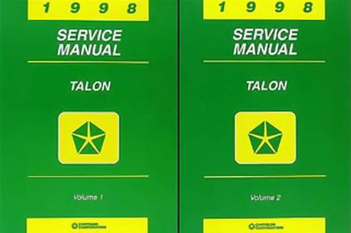 1998 Eagle Talon Service Manual Volume 1, 2