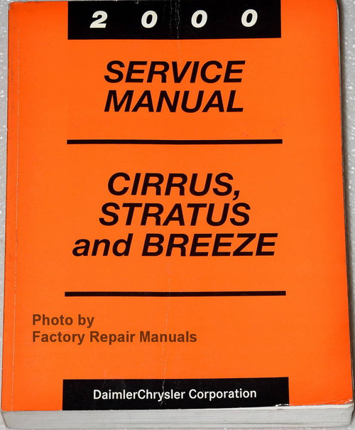 2000 Cirrus/Stratus/Breeze Service Manual