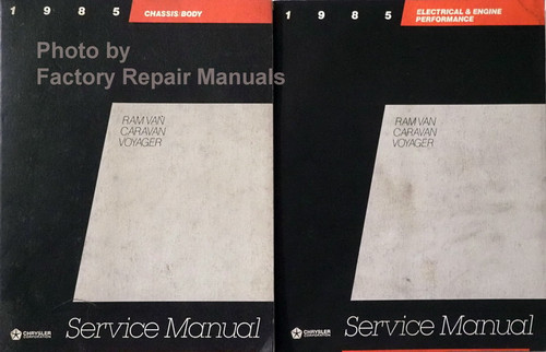 1985 Dodge Caravan Mini-Ram Plymouth Voyager Service Manual Volume 1, 2