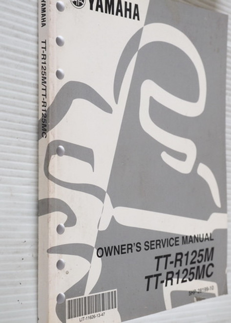 2000 Yamaha TT-R125 Owner's Service Manual 
