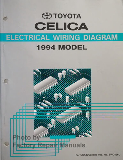 1994 Toyota Celica Electrical Wiring Diagrams 