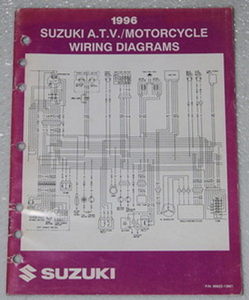 1996 Suzuki Motorcycle and ATV Electrical Wiring Diagrams 